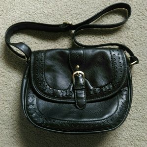 Black Buckle Purse