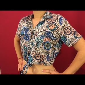 Funky Tied Blouse