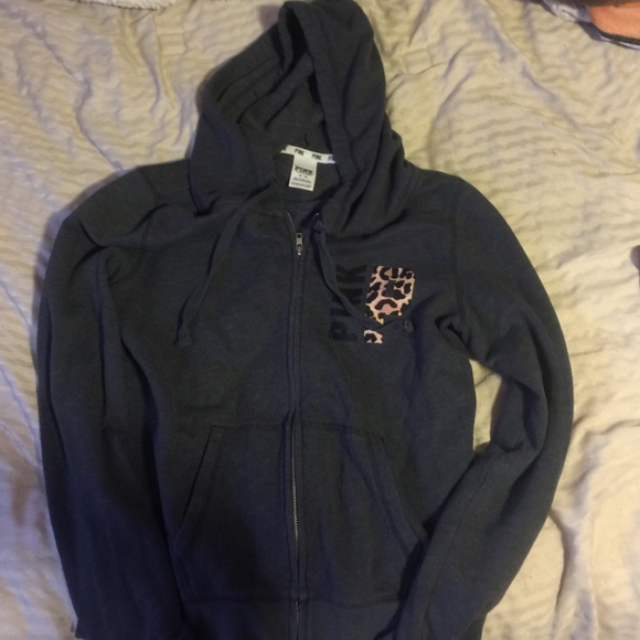 PINK zip up sweatshirt