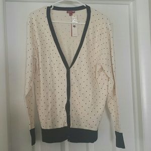 Polka dot cardigan. On hold for miholman78