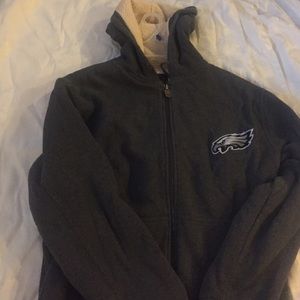 Philadelphia Eagles fleece-lined sweatshirt