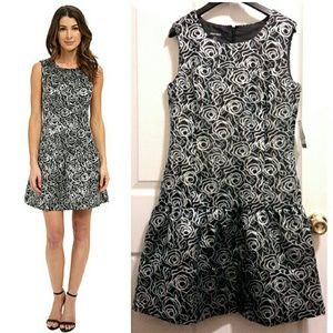 New w Tags Nine West Flora Drop Waist Dress size 4
