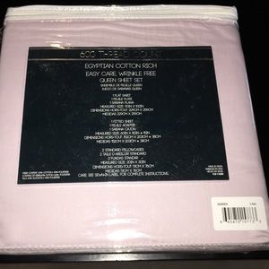 Egyptian cotton sheet set. Queen size