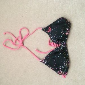 Roxy triangle bikini top