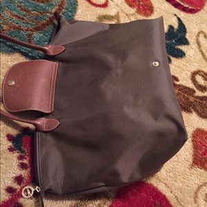 Army green longchamp bag