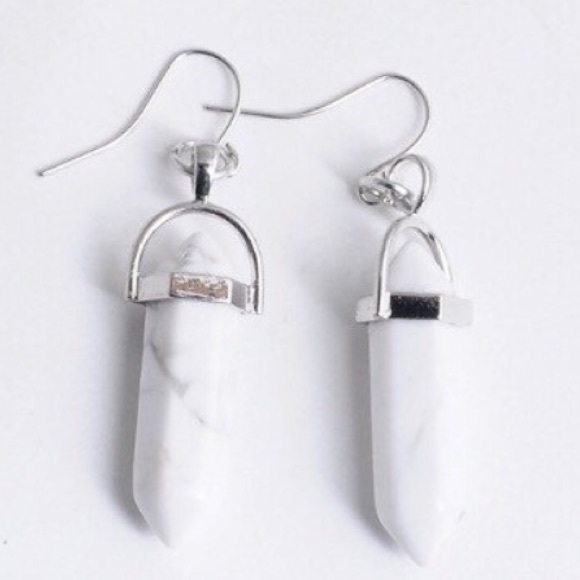 🆕 Marble Pendant Earrings