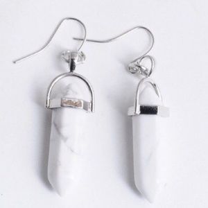 🆕 Marble Pendant Earrings