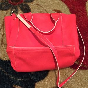 Bright coral cross body