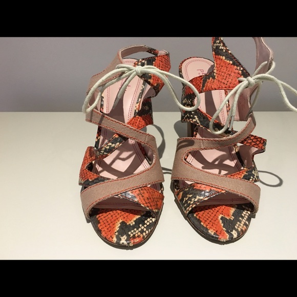 Plenty by Tracy Reese ‘Annie’ Orange Animal Print - Picture 2 of 3