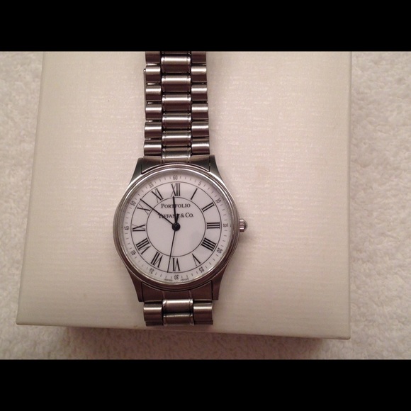 Authentic Tiffany portfolio watch