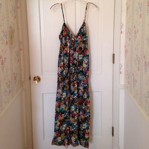 Floral print maxi dress