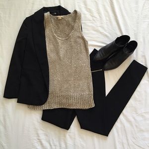 Michael Kors Neutral Sleeveless Sweater