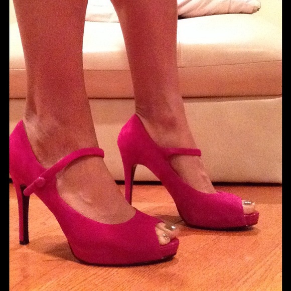 Nine West Magenta Heels