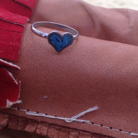 💙Turquoise heart ring - Picture 4 of 4