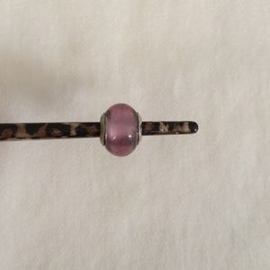 Zable pink murano glass bead
