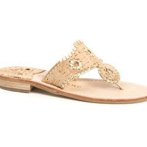 Cork and Gold Jack Rogers