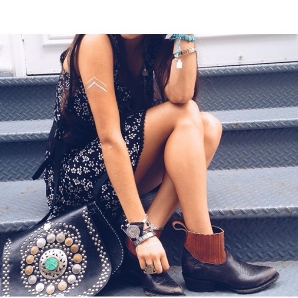LF Black Floral Dress