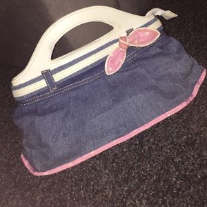 Adorable Jean skirt handbag