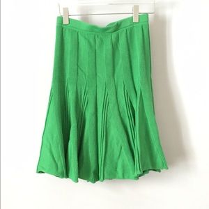 Green fitted sweater skirt-Anthropologie