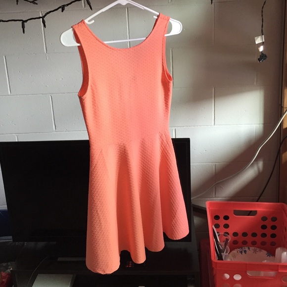 Coral dress