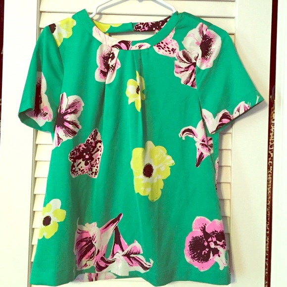 J. Crew punk floral top.