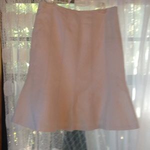 Ann Taylor Ivory Skirt