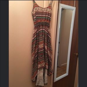 Hi-Low cut out dress