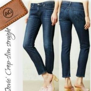 AG jeans "Stevie crop slim straight crop" size 25R