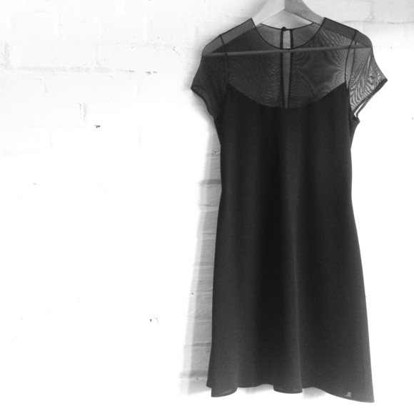 FLASH SALE!! NWOT Sheer Short Sleeve Dress.
