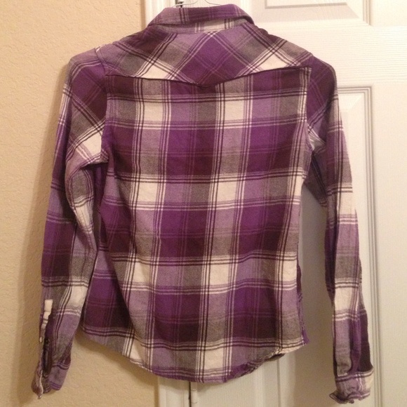 Mossimo Supply Co flannel pearl snap button down - Picture 2 of 3