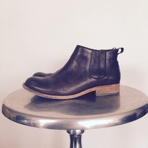 Dark Brown Kork-Ease Ankle Boots