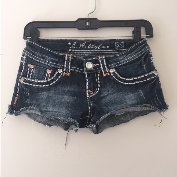 LA idol jean shorts