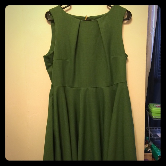 Green Dress "Luck Be A Lady" from ModCloth
