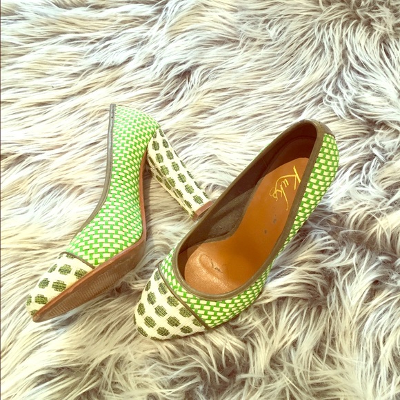 Anthropologie/BHLDN woven spring heels