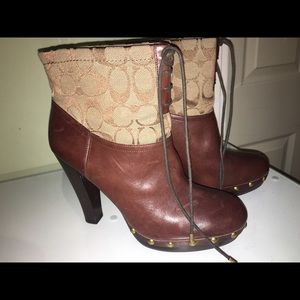 Coach ankle boots