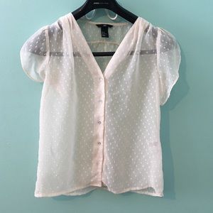 H&M button up blouse