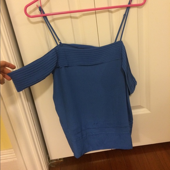 BCBG off the shoulder blouse