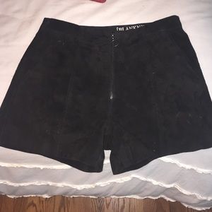 Blank NYC suede shorts