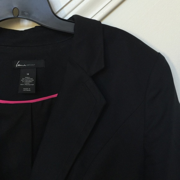 LANE BRYANT Black "tuxedo" blazer