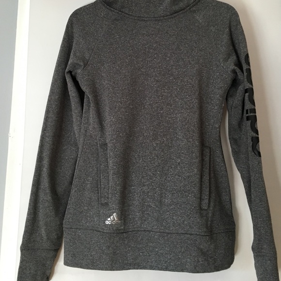 Adidas high neck hoodie