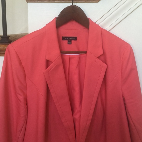 LANE BRYANT Coral blazer