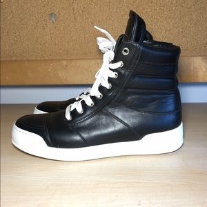 Balmain black sneakers size 38