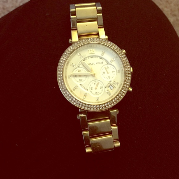 Gold Michael Kors watch