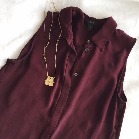 J. Crew Tops - J. Crew Sleeveless Button Down