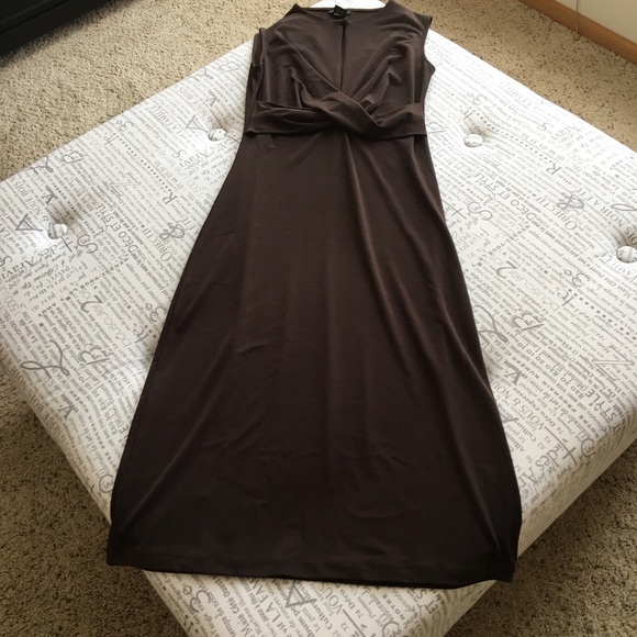Chocolate brown cocktail dress