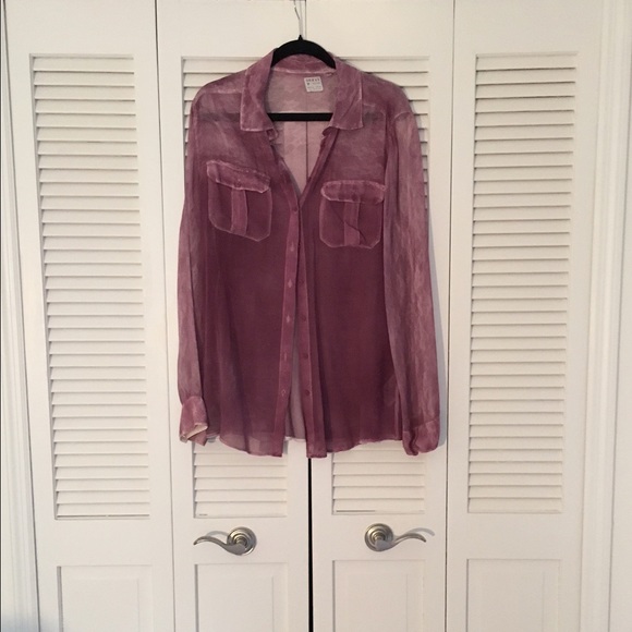 Guess sheer blouse
