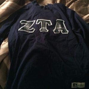 ZTA long sleeve letter shirt
