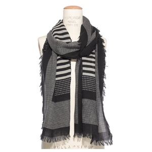 Madewell Houndstooth Grid Scarf
