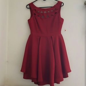 Red dress