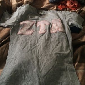 ZTA breast cancer awareness ribbon